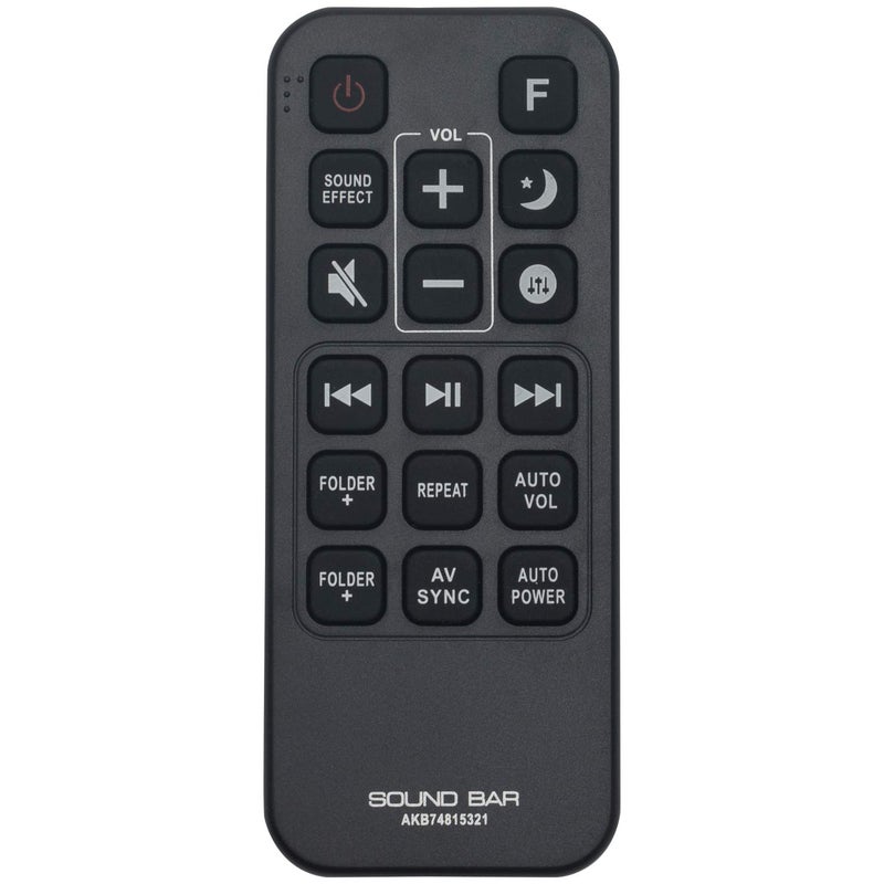 PERFASCIN AKB74815321 Replaced SoundBar Remote Control fit for LG SH5 SH5B SJ5 SJ5B SJ5Y SPJ5B-W - Image 3